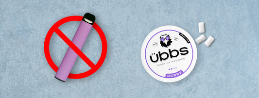 Übbs Pouches - Blog Image - Disposable Vape Ban set to cause a rinse in Smoking