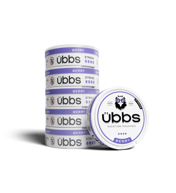 Übbs Berry Nicotine Pouches  Roll of 5 cans