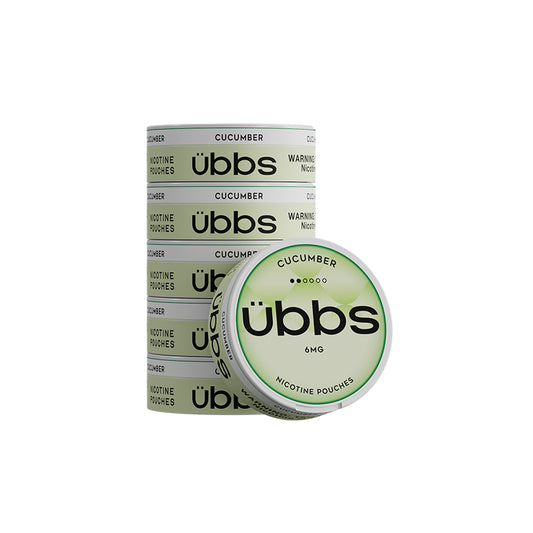 Übbs Cucumber Nicotine Pouches Roll of 5 cans