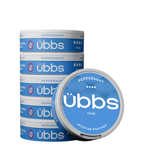 übbs Peppermint nicotine pouch can