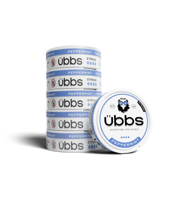 Übbs Peppermint Nicotine Pouches Roll of 5 cans