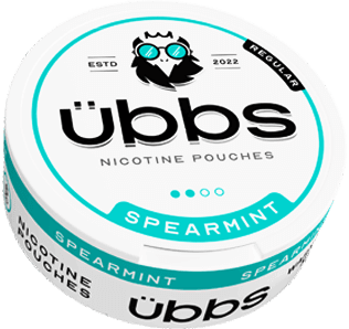 Spearmint flavoured nicotine pouches image for Homepage | UBBS Pouches