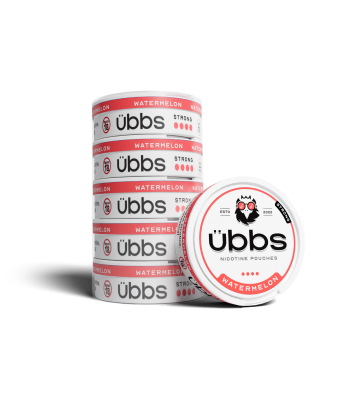 Übbs Watermelon Nicotine Pouches Roll of 5 cans