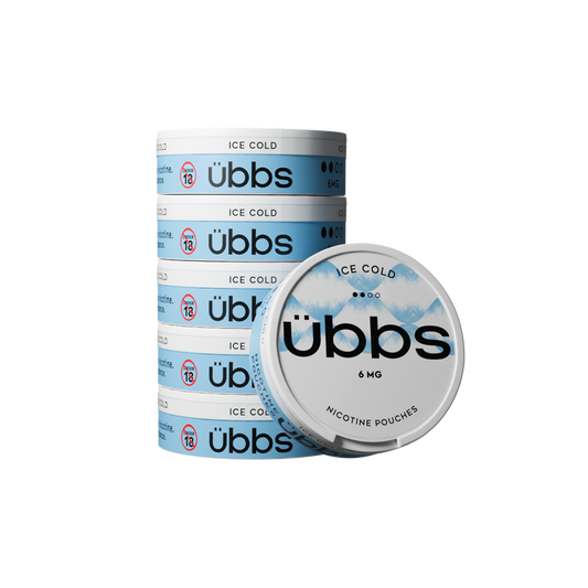 Übbs Ice Cold Nicotine Pouches Roll of 5 cans