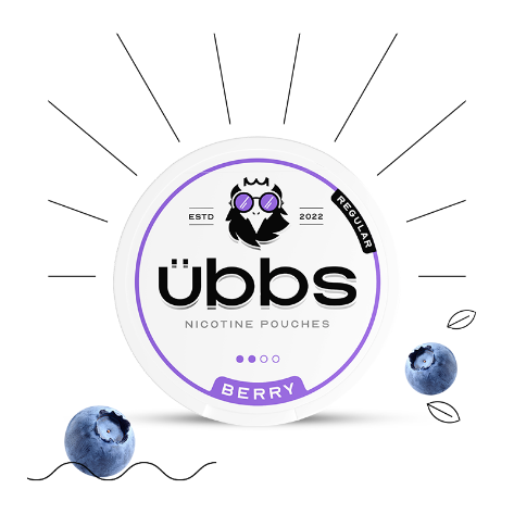 Berry flavoured nicotine pouches | UBBS Pouches - 2