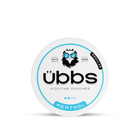 Menthol flavoured nicotine pouches  |  UBBS Pouches