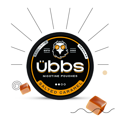 Salted Caramel flavoured nicotine pouches | UBBS Pouches - 2